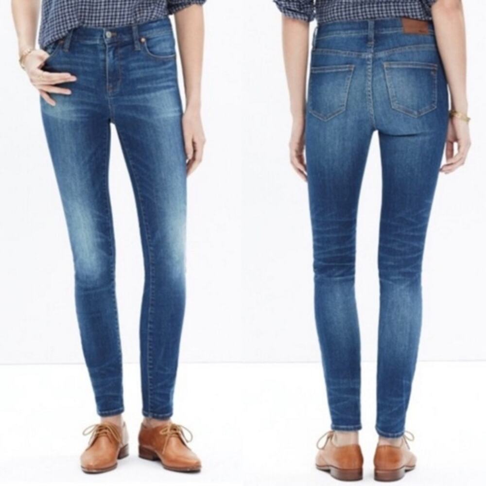 Madewell High Riser Skinny Denim Jeans in Atlantic Wash sz 26
